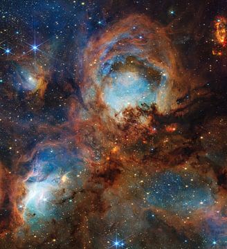 Kattenpootnevel (NIRCam) van NASA and Space