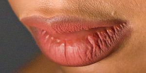 Sinnliche rote Lippen