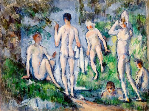 Groep baders, Paul Cézanne (ca. 1892–1894)