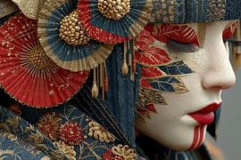 Picturesque Japanese art: Geisha