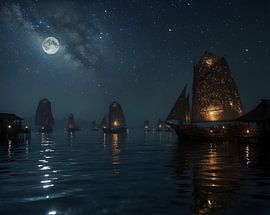 The Night Before the Cosmic Voyage by Kurator_Things