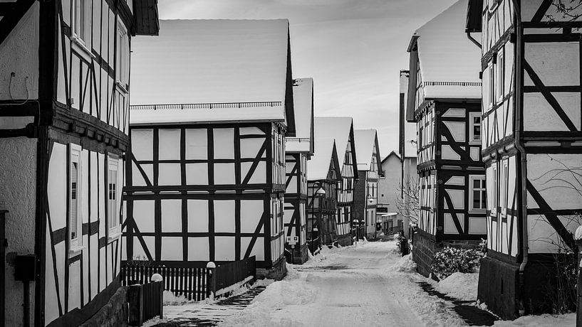 Herleshausen im Winter von Roland Brack
