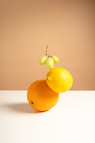 Balancing Fruit Still Life