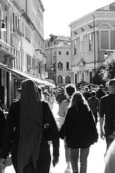 Lichtspel van de menigte