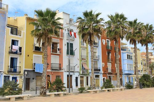Stad langs de Middellandse Zee