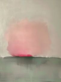 Abstrait moderne aux couleurs pastel sur Japandi Art Studio