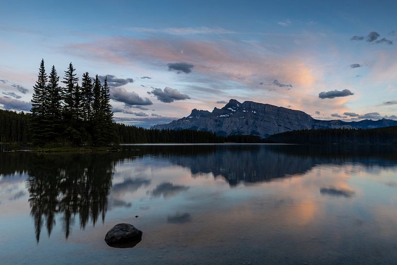 Two Jack Lake in Canada by Roland Brack