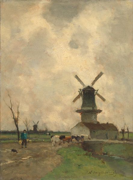 Le Moulin, Johan Hendrik Weissenbruch par Des maîtres magistraux