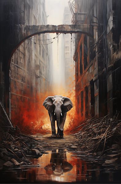 Urban Oasis: Flight from the Flames by Emil Husstege