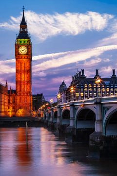 Evening at Westminster Bridge by Melanie Viola