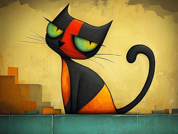 Verleidelijke Kattenblik van Karina Brouwer