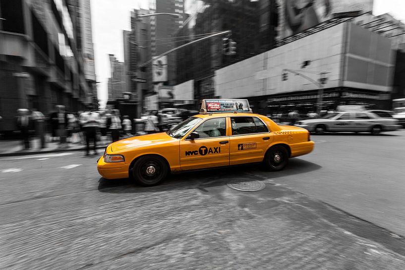 Taxi de la ville de New York par Tom Roeleveld