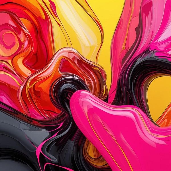 flowing fluorescent van Ellen Novara-da Lima