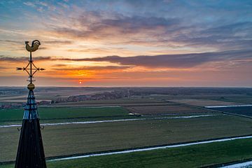 Den Hoorn Texel zonsondergang von Texel360Fotografie Richard Heerschap