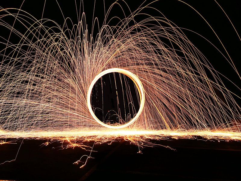 Fire spinning - Een klassieker van Rick Verdonschot
