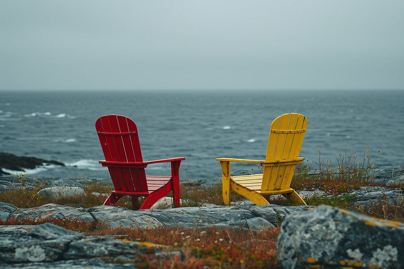 Blick auf das Meer von fernlichtsicht