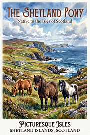 Shetlandpony von Theodor Decker
