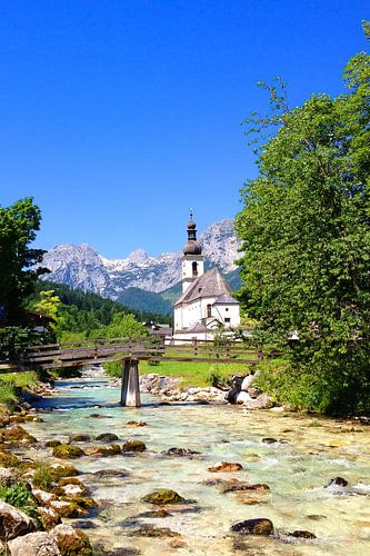 Pfarrkirche St. Sebastian in Ramsau bei Berchtesgaden von Theodor Decker