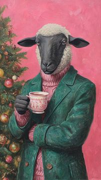 Moutons avec du thé sur La collection ARTEO