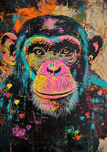 Kleurrijke Aap