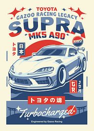 Toyota GR Supra (A90) von Kaminarirace