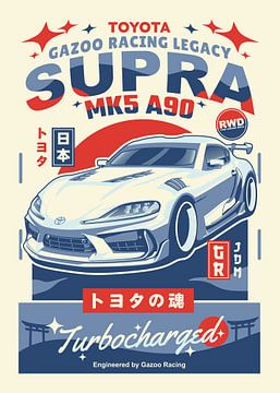 Toyota GR Supra (A90) by Kaminarirace