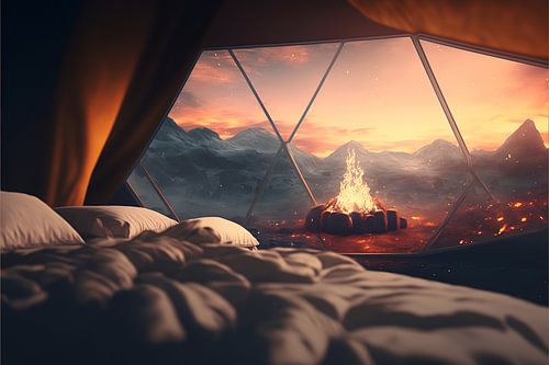 Mystieke Glamping: heerlijk warm wakker worden in de natuur