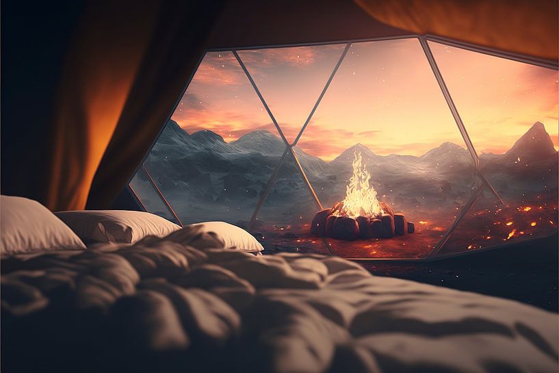 Mystical Glamping: waking up warm in nature by Surreal Media