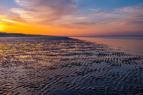 Zonsopkomst aan het strand