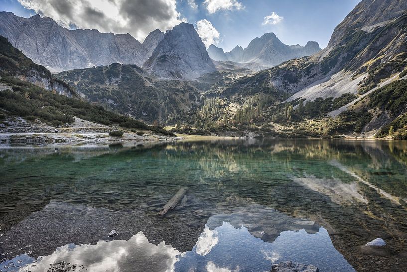 Lake Seebensee in Gaistal, Ehrwald in Tyrol by Christian Müringer
