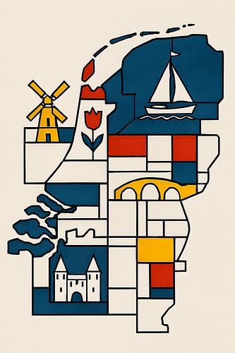 MondrianStyle - Pays-Bas