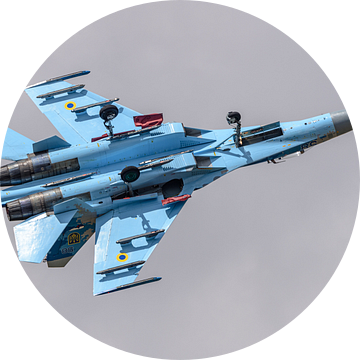 Sukhoi SU-27 van de Oekraïense luchtmacht. van Jaap van den Berg