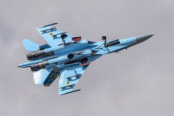Sukhoi SU-27 van de Oekraïense luchtmacht. van Jaap van den Berg