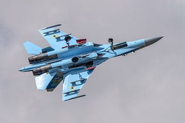 Ukrainian Air Force's Sukhoi SU-27. by Jaap van den Berg