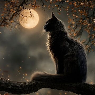 De stilte van de wilde bloemen: Wachter onder volle maan van Erika Kaisersot