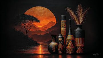 african-black-gold-orange