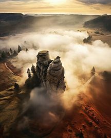 Sunrise in the mountains