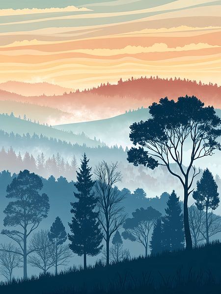 Murmures des collines lointaines par Artistic