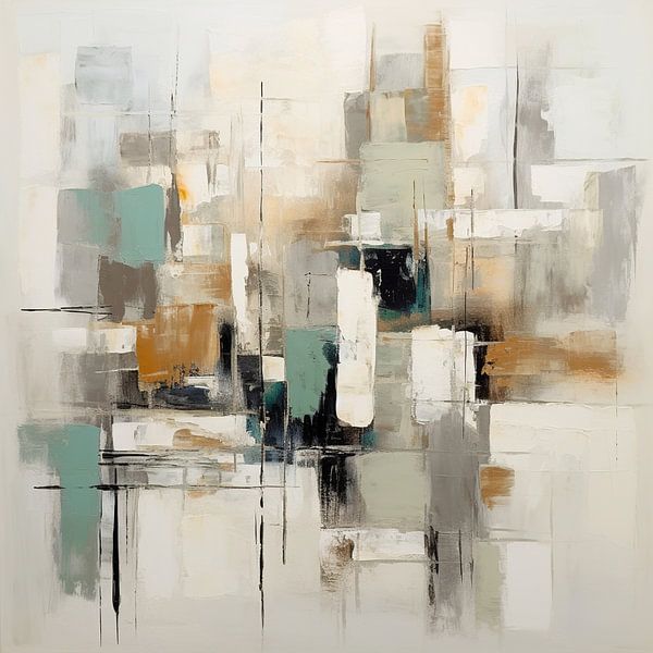 Pastel Green 30.19 by ARTEO Paintings