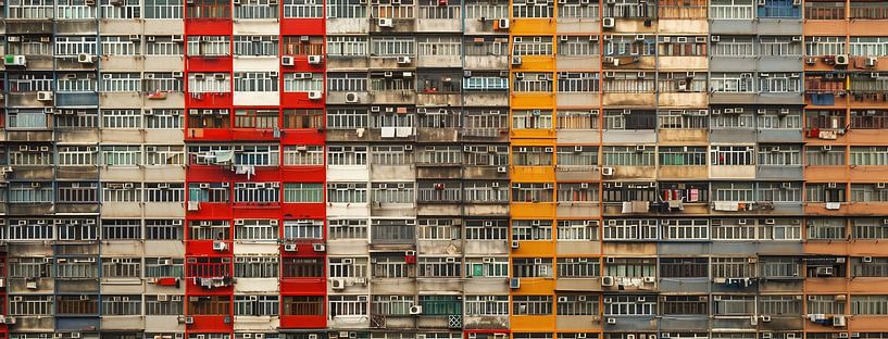 Metropolitaanse architectuur van fernlichtsicht