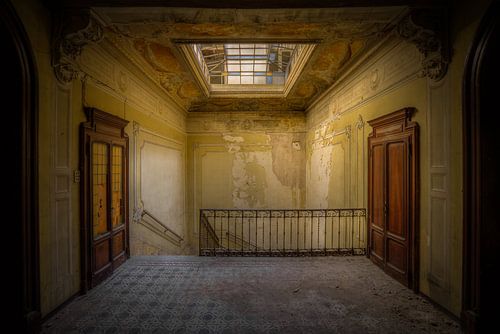 Trappenhal in Italiaanse villa