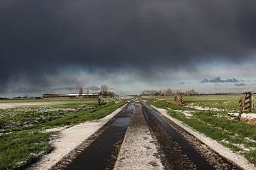 Beginnende Schneeschmelze. von Charlotte de Boer