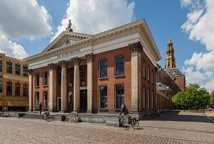 Korenbeurs in der Stadt Groningen auf dem Vismarkt. Niederlande von Martin Stevens