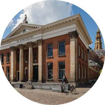 Korenbeurs in Groningen stad op de Vismarkt. Nederland