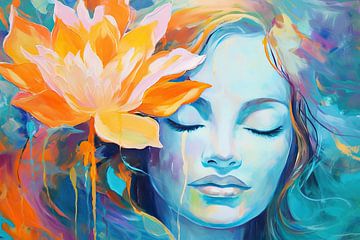 Blossoming Trust | Meditation by ARTEO Paintings