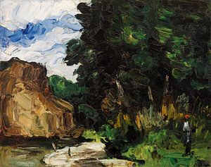 Biegung im Fluss, Paul Cézanne (ca. 1865)