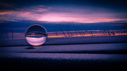 lens ball sunrise