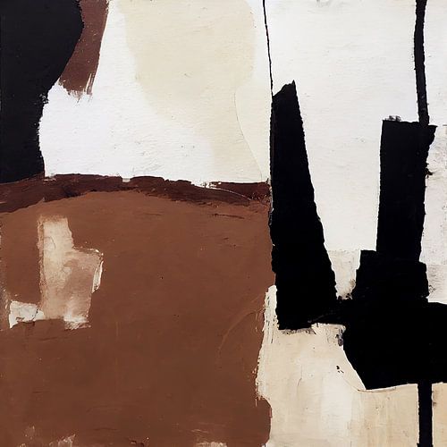 Harmonie rustique Motifs terreux dans les tons bruns et beiges