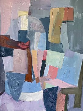 Abstract van Abstract Schilderij