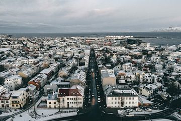 Reykjavik vue du ciel sur Sophia Eerden